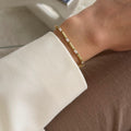 Vergoldetes Crystal Line Armband