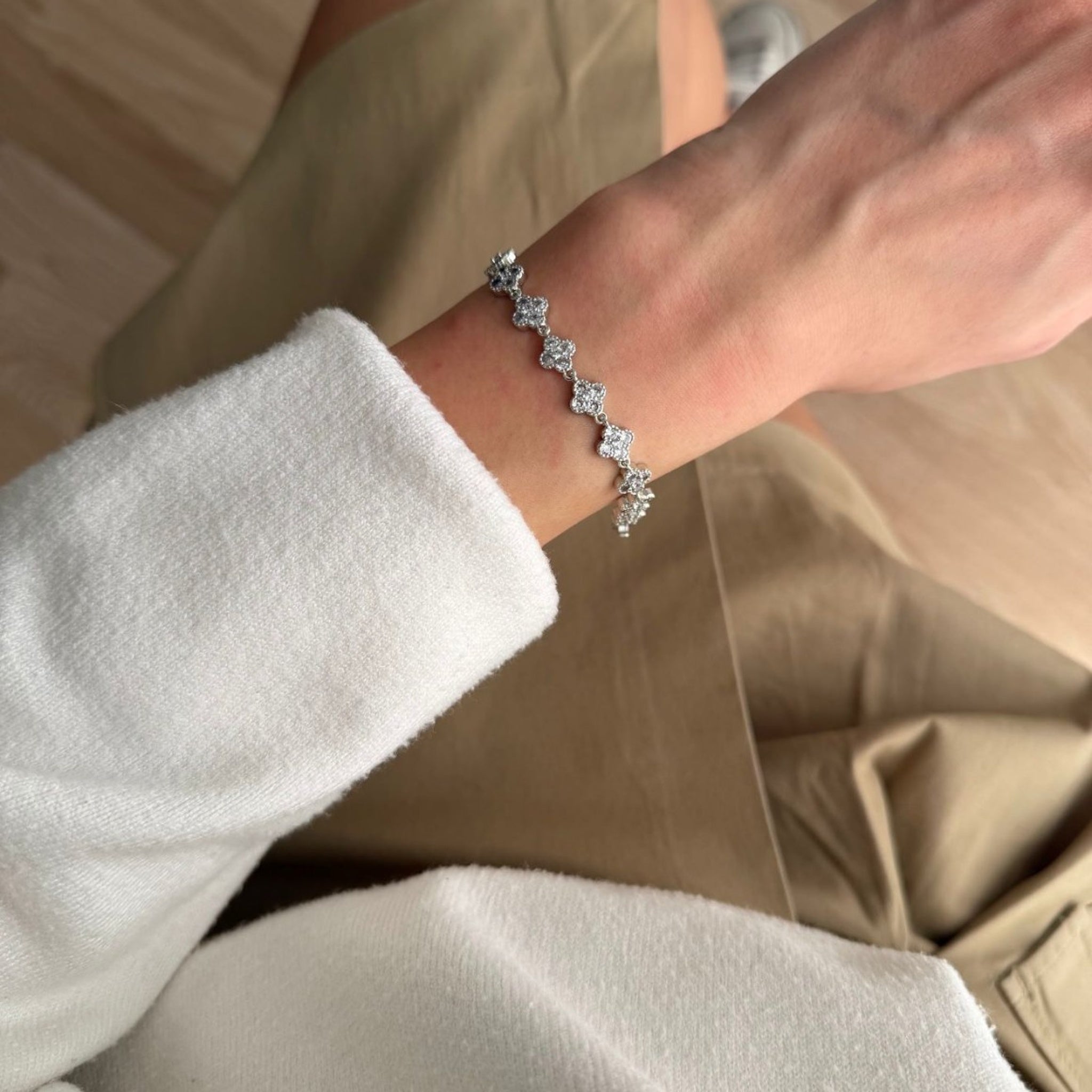 Edelstahl Zirkonia Armband ✨
